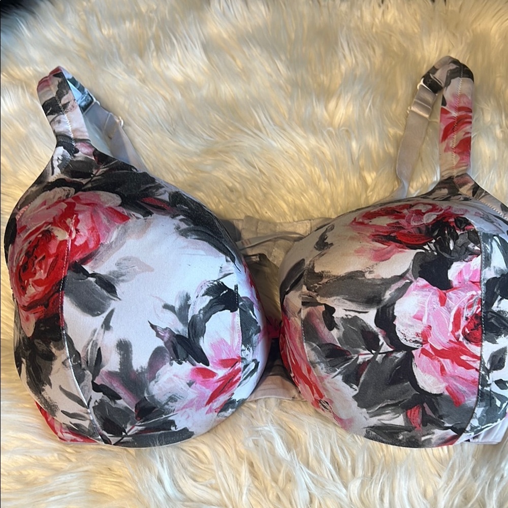 Cacique Floral Print Bra